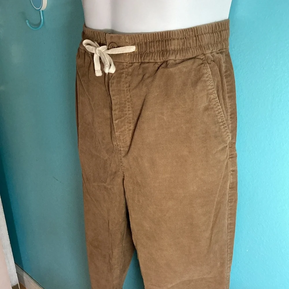 J Crew Sporting Life Corduroy Slim Cord Dock Pant Size M Brown Cotton Fits 32W
